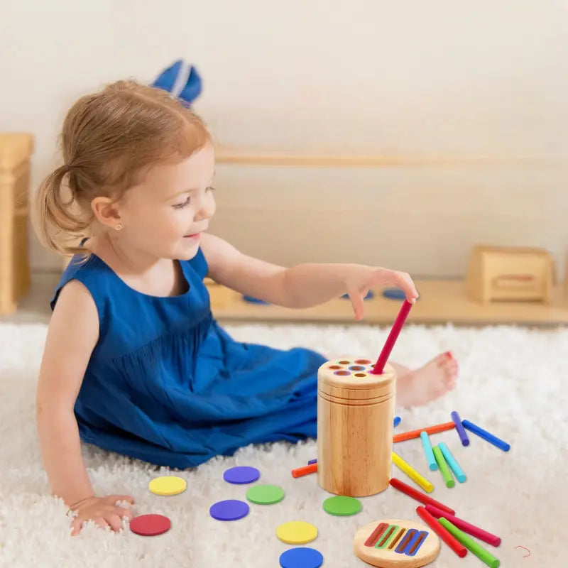 Jouet d'apprentissage en bois (2-5ans) Ma boutique