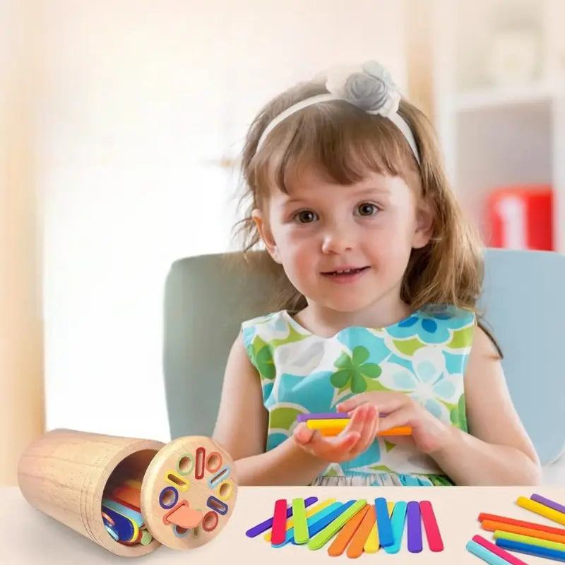 Jouet d'apprentissage en bois (2-5ans) Ma boutique