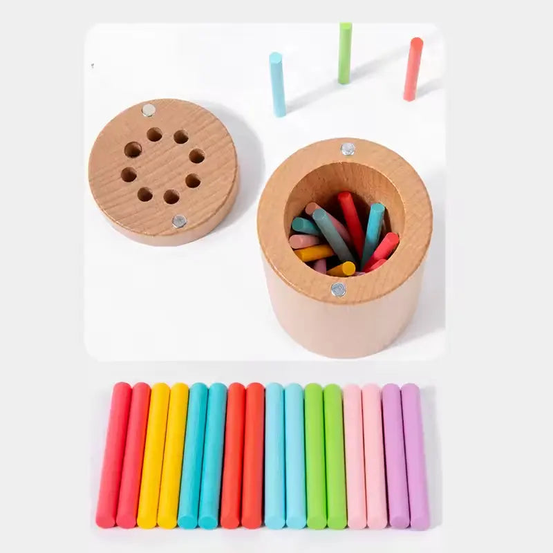 Jouet d'apprentissage en bois (2-5ans) Ma boutique