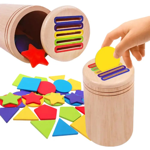 Jouet d'apprentissage en bois (2-5ans) Ma boutique
