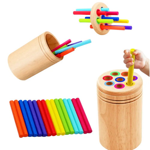 Jouet d'apprentissage en bois (2-5ans) Ma boutique